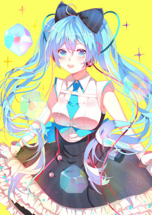 Fond de ecran anime HD Hatsune Miku — OnePlus Pad 2 Pro Fundal