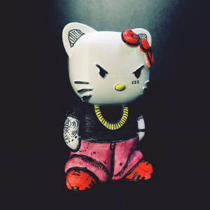 Fond de ecran Hello Kitty furios de Halloween thug — Hello Kitty Halloween Fundal