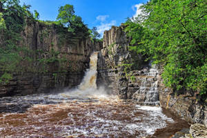 High Force Falls în Regatul Unit — Cascadă Fundal