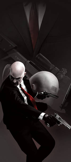 Hitman Negru — Redmi A5 Fundal