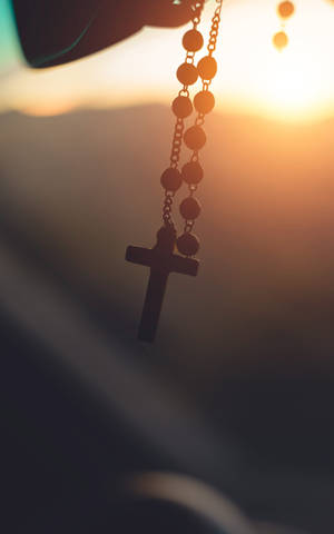 Holy Catholic Rosary — Huawei MatePad Mini Fundal