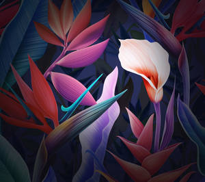 Huawei Mate 10 Pro floral wallpaper — Huawei Fundal