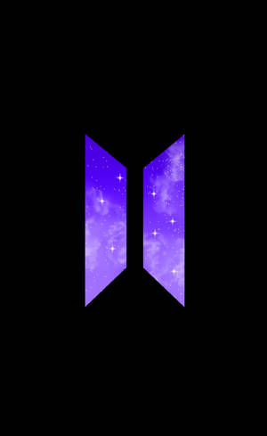I Purple You cu Logo BTS — Logo bts GIF Fundal