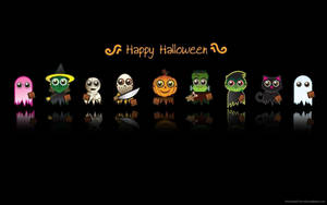 Icoane Populare de Halloween cu Estetică Drăguță — Drăguț estetic Halloween Fundal