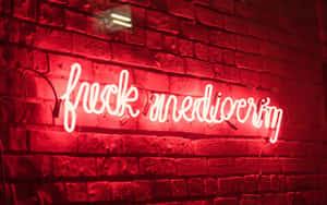 Estetică roșu neon — Estetică Neon Roșu Fundal