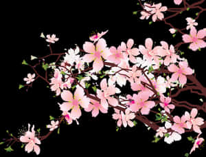 Clip art PNG cu cireș japonez înflorit - Cireș înflorit fără fundal, PNG transparent