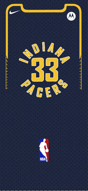 Fundal de telefon ilustrație jersey Indiana Pacers — iPhone 12 mini Fundal