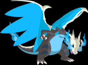 Ilustrație Mega Charizard X