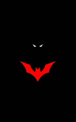 Ilustrație Minimalistă Simbol Batman iPhone — Redmi Pad 2 Fundal