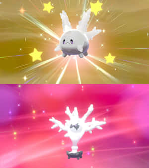 Ilustrație Sclipitoare a Galarian Corsola și Cursola