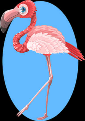Ilustrație vibrantă cu flamingo