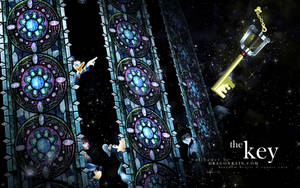 Imagine coolă cu logo-ul Kingdom Hearts