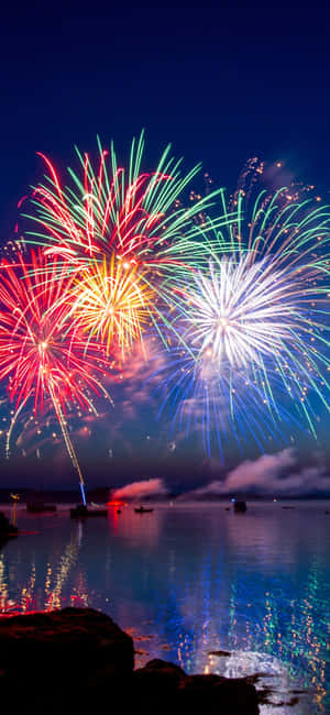 Imagini Focuri de Artificii — Nubia Focus 2 Fundal