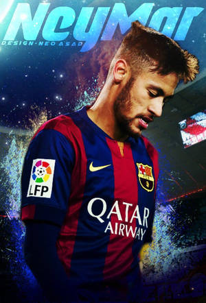 Neymar Jr. Paint Designs wallpaper.