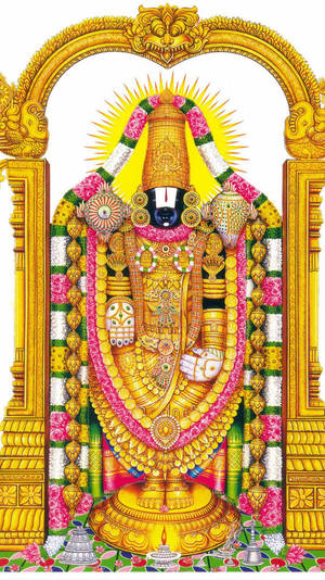 Imaginea Majestuoasă a lui Venkateswara Swamy