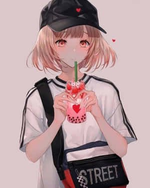 Imagini Anime Estetice Roz — Roz estetic Fundal