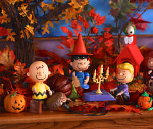 Imagini Charlie Brown de Halloween — Charlie Brown Halloween Fundal