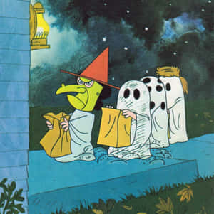 Imagini Charlie Brown de Halloween — Charlie Brown Halloween Fundal