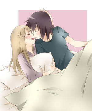 Îmbrățișându-se lesbiene anime wallpaper