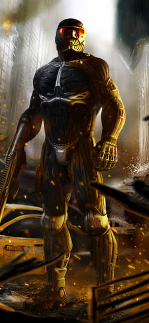 Fond Iphone Xs Max Crysis Warhead — POCO M8 Fundal