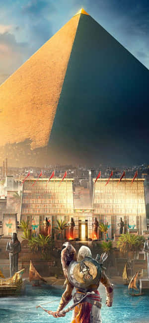 Iphone X Assassin's Creed Origins Background — HMD Luma Fundal
