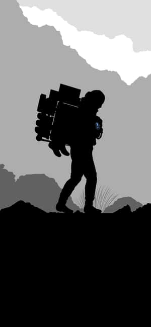 Iphone X Death Stranding Background — Galaxy F Fundal