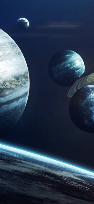 Planeta Iphone Xs — Samsung Galaxy S20 Fundal