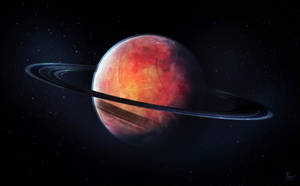 Inel Negru Saturn 4K