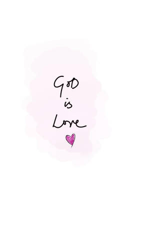 Inimă Roz I Love Jesus iPhone — Galaxy Tab Active5 Pro Fundal