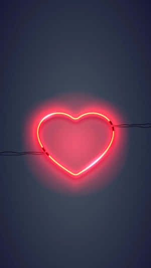 Roz neon drăguț — Neon Fundal