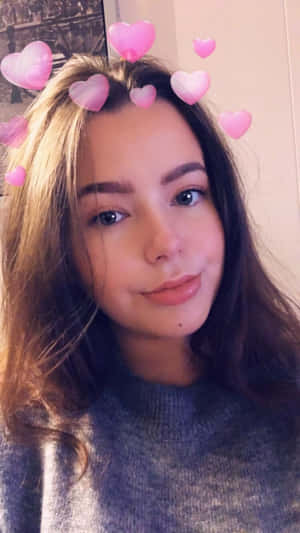 Poză Snapchat — Fată estetică GIF Fundal