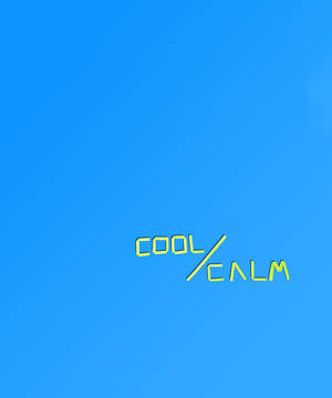 Tapet cu inscripție cool și calmă — Galaxy Z Fold 5 Fundal