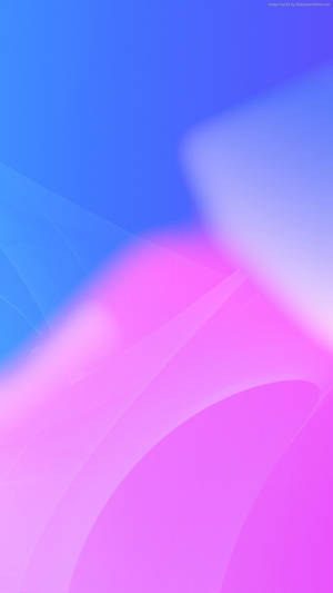 Interacțiune Elegantă între Forme Roz și Albastre — Abstract iPhone Fundal