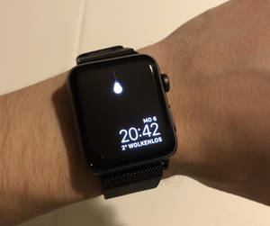 Fond de ecran Apple Watch interfață bec agățat — Apple Watch Fundal