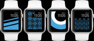 Fond de ecran Apple Watch cu interfețe albastre — Apple Watch Fundal