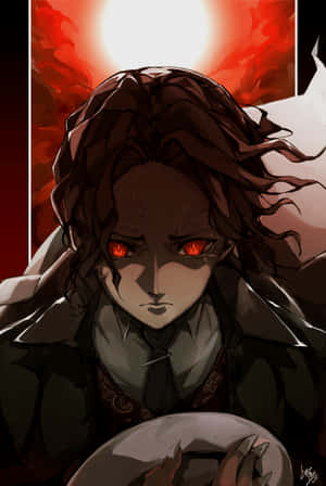 Kibutsuji Muzan — Demon slayer telefon Fundal