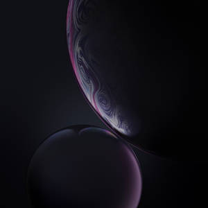 Iphone 12 Fundal Violet Închis Bule — iPhone întunecat Fundal