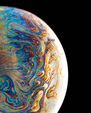 Fond de ecran Iphone 12 Pro Max Planetă Psihodelică