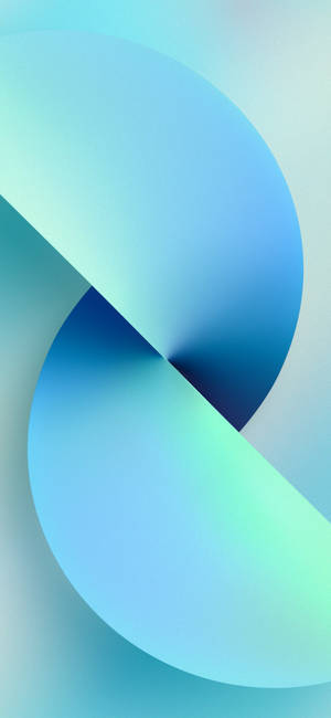 Iphone 13 cerc albastru deschis wallpaper — iPhone 13 Fundal