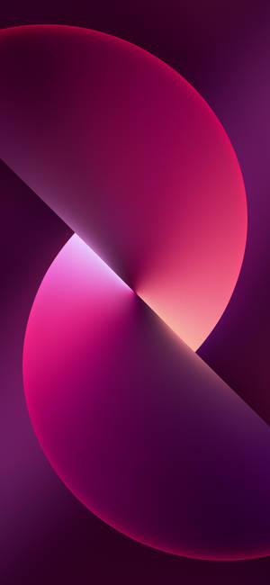 Iphone 13 cerc roz închis wallpaper — iPhone 13 Fundal
