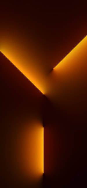 Wallpaper Iphone 13 cu raze de lumină portocalie — iPhone 13 Fundal