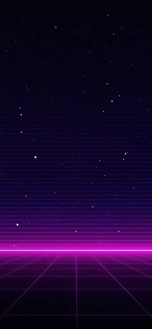 iPhone Neon Violet Galaxie Dungii — iPhone 18 Pro Fundal