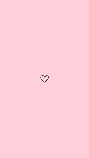 Wallpaper IPHONE Pink Estetic Inimă — iPhone roz estetic Fundal
