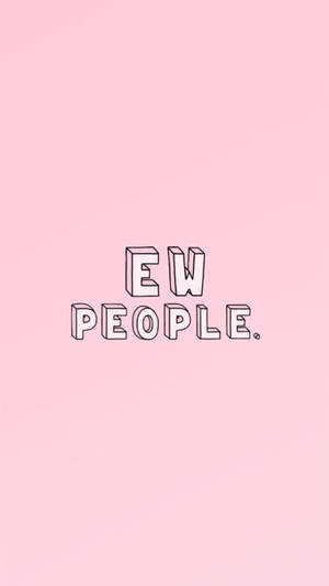 Wallpaper IPhone Roz Estetic Ew Oameni — iPhone roz estetic Fundal