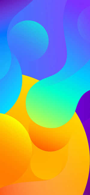 iPhone X Abstract Paint Blobs — Oppo Find X10 Pro Max Fundal