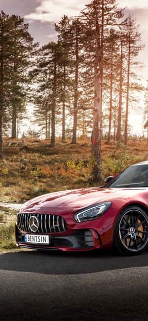 Iphone X Amg Gt-r Fundal — Honor 600e Fundal
