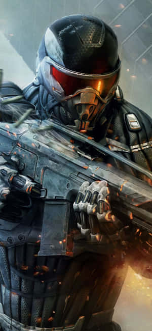 Iphone X Crysis 3 Fundal — Samsung Galaxy S20 Fundal