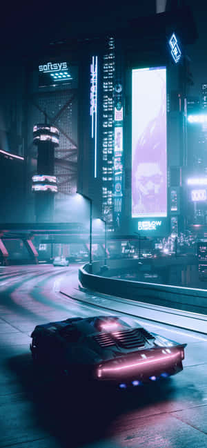 Fond Iphone X Cyberpunk 2077 — Honor X5d Plus Fundal
