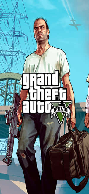 Iphone X Grand Theft Auto V Background — Redmi 17C Fundal