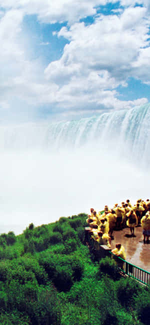 Iphone X Niagara Falls Fundal — Realme Narzo Fundal